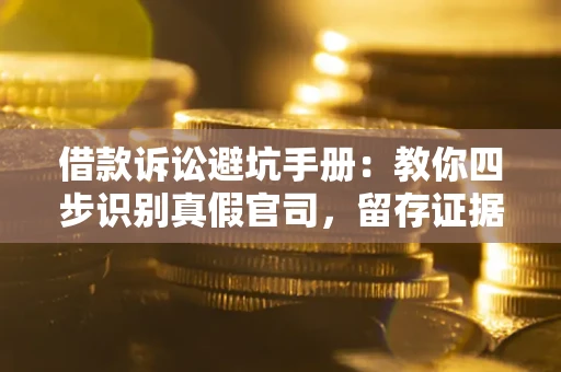 北京借款诉讼避坑手册：教你四步识别真假官司，留存证据不踩雷