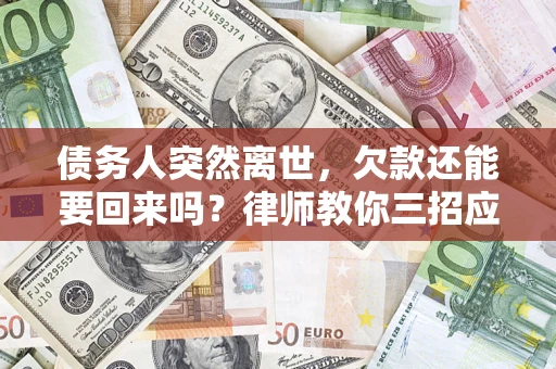 北京债务人突然离世，欠款还能要回来吗？律师教你三招应对