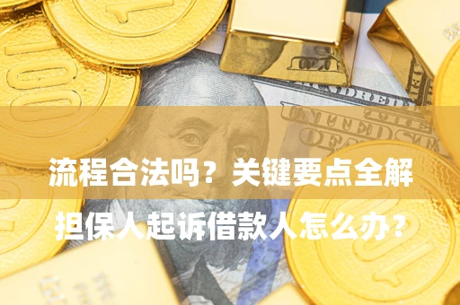 北京

担保人起诉借款人怎么办？流程合法吗？关键要点全解析