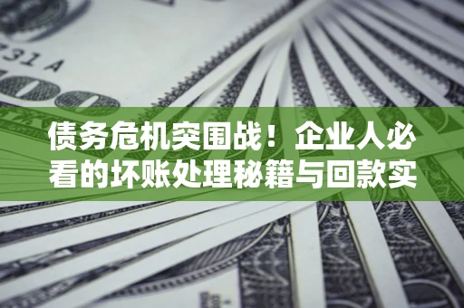北京债务危机突围战！企业人必看的坏账处理秘籍与回款实战指南