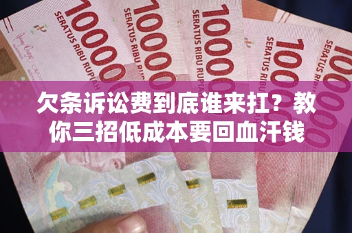 北京欠条诉讼费到底谁来扛？教你三招低成本要回血汗钱